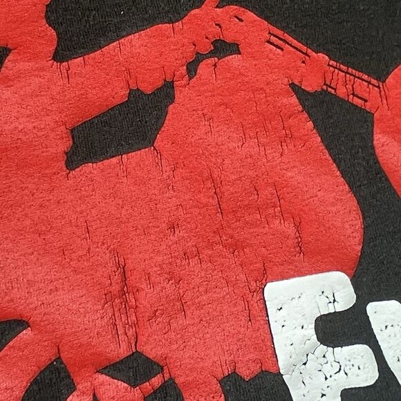 Evel Knievel Days T Shirt 2009 RARE Ringer Black L Men Biker Stunt Cycle MT - Picture 12 of 12